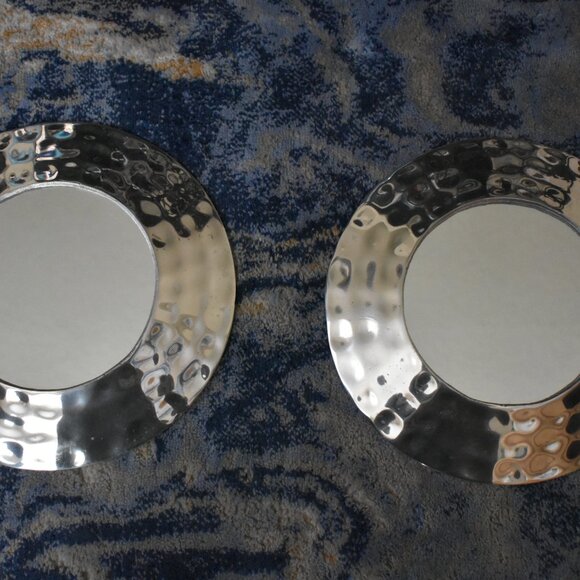 2000'S DISNEY CRUISE LINE Cruise Prop MICKEY MOUSE HEAD SILVER PLATED MIRROR SET - Picture 7 of 11